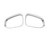 For Toyota RAV4 2019-2025 Chrome Rearview Mirror Rain Guard Eyebrow Frame Trim