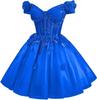 Evening Dress Women's 1011 New One-word Shoulder Celebrity Temperament Host Dress Piano Vocal Art Test Skirt
