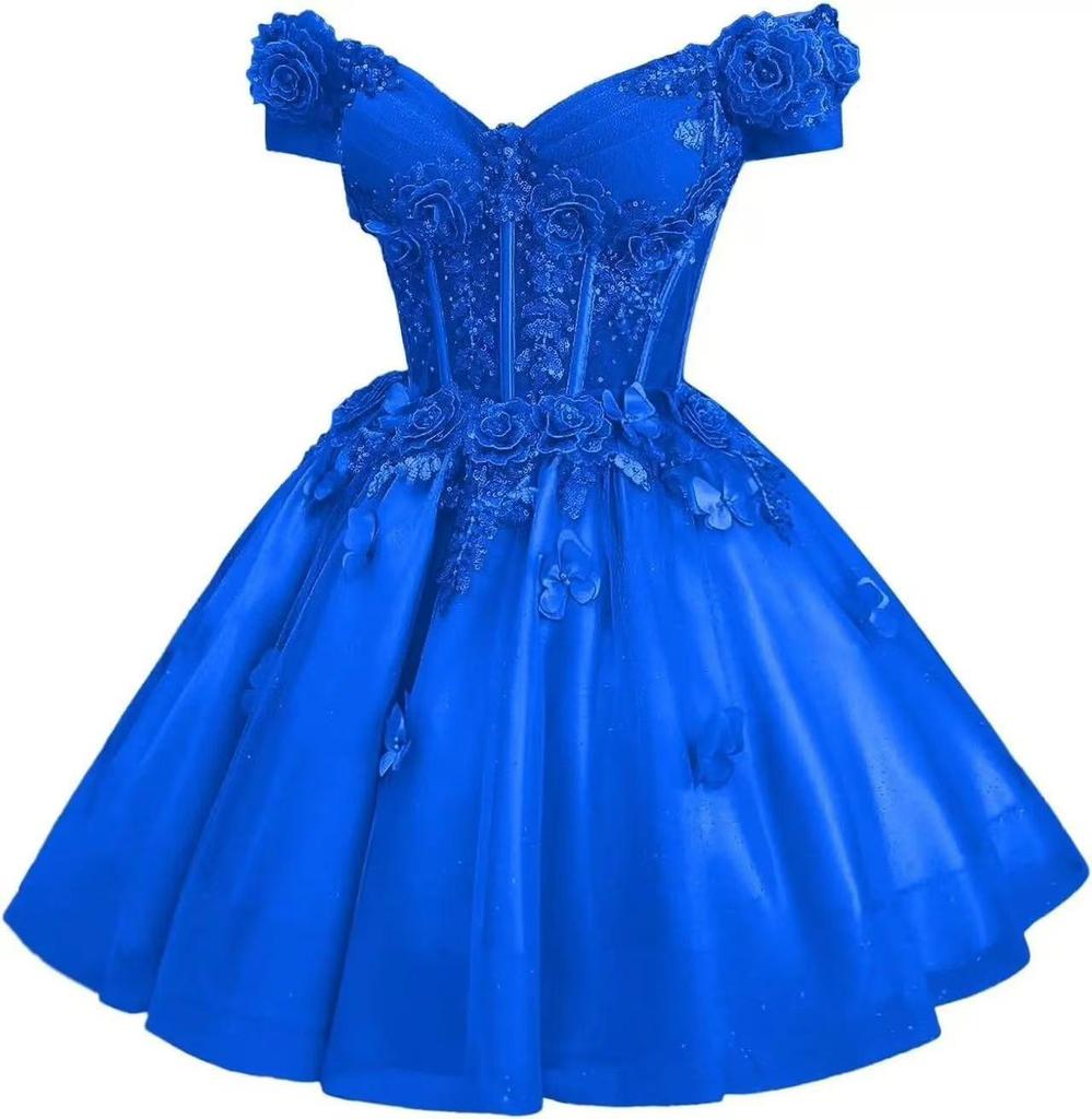 Evening Dress Women's 1011 New One-word Shoulder Celebrity Temperament Host Dress Piano Vocal Art Test Skirt