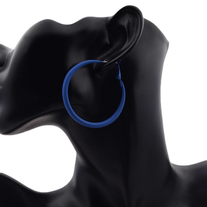 Korea Luxury Fashion Statement Big Ear Ring Female Earrings 10 Colors Candy Big Circle Earrings Party Earrings Accessories Jewellery Hoop Earrings
