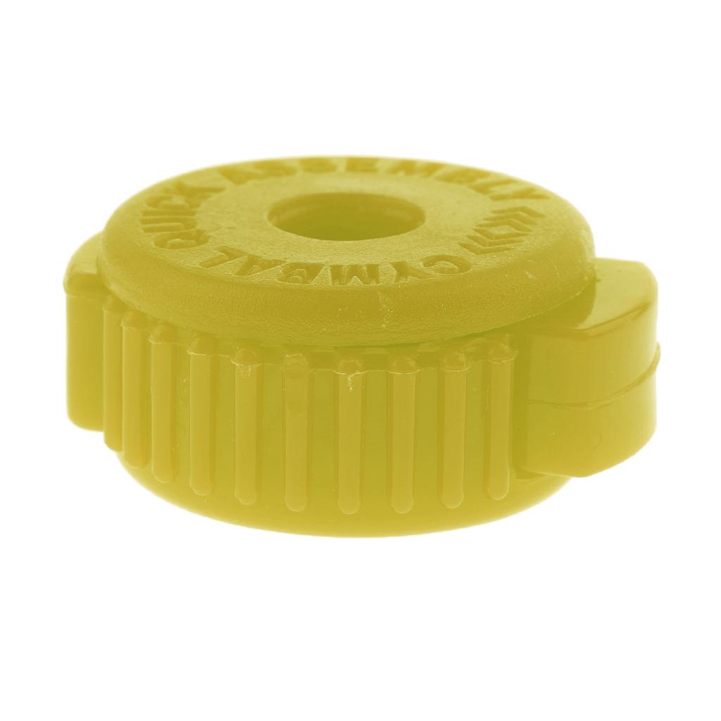 9Pieces ABS Drum Set Cymbal Nuts Knobs Quick Assembly Mate Replacement Accessories for Performers Beginners