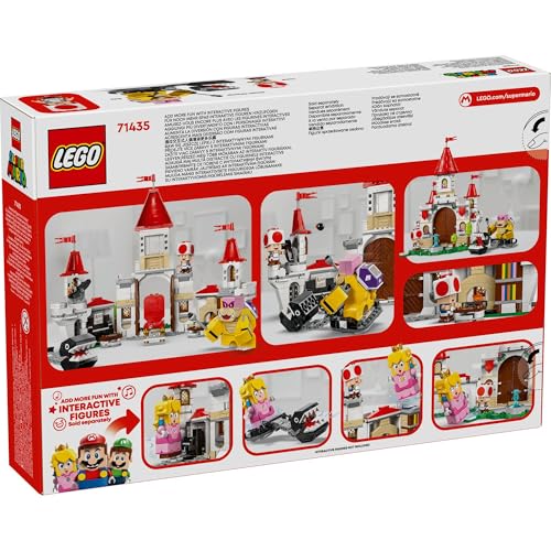 LEGO Super Mario vs. Roy! Peach's Castle Toy - Birthday Present - Building Blocks - Girls, Boys, Children (Ages 7, 8, 9) - Elementary School Students