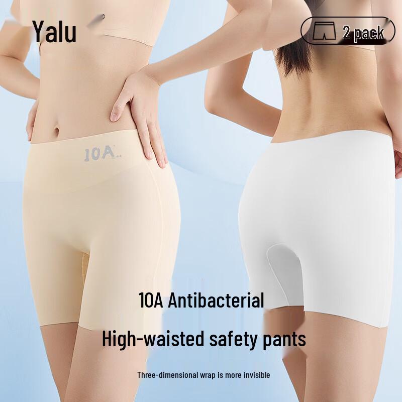 

Yalu Women s High-Waist Tummy Control Safety Shorts (2-Pack) 2XL