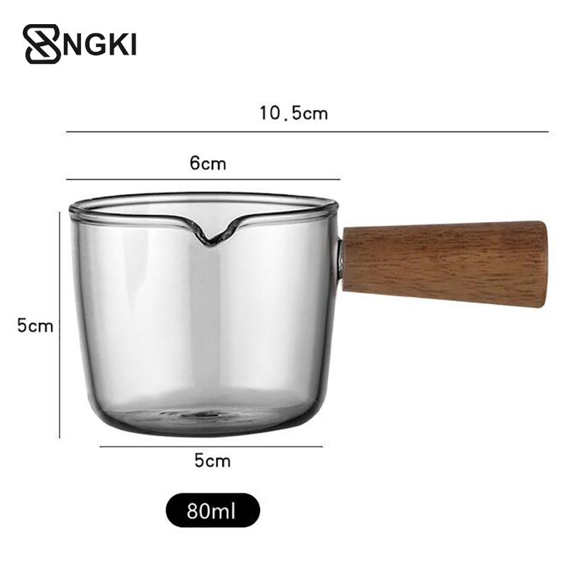 Multi-functional Taste Dish Coffee Mini Milk Cup Hand-draw Sauce Dish With Handle Glass Sauce Vinegar Snack Plate Tableware