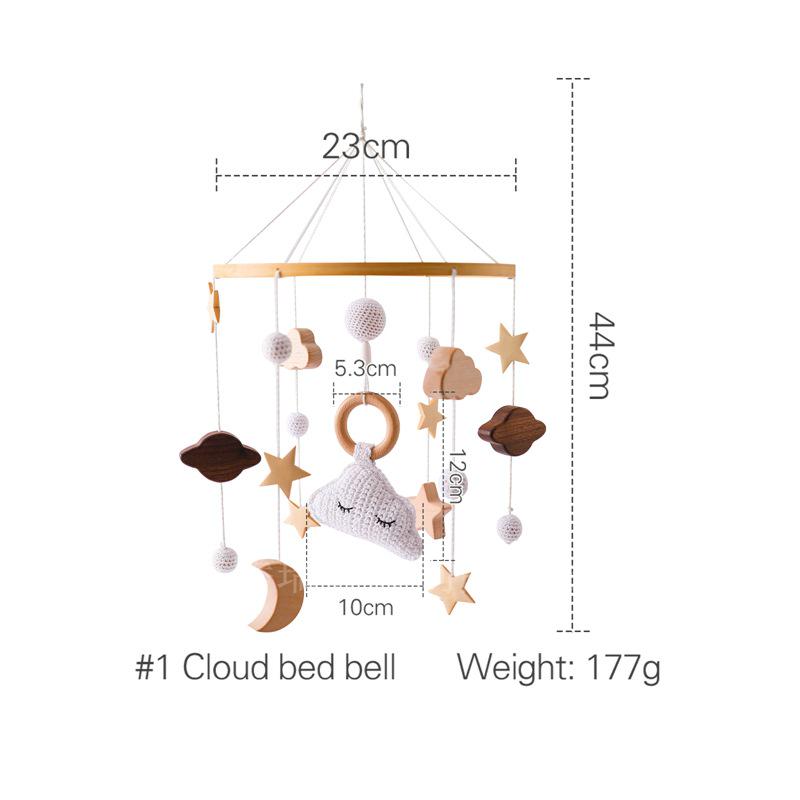 Rotating Crib Mobile: Newborn Baby Sleep Aid & Educational Rattle Toy