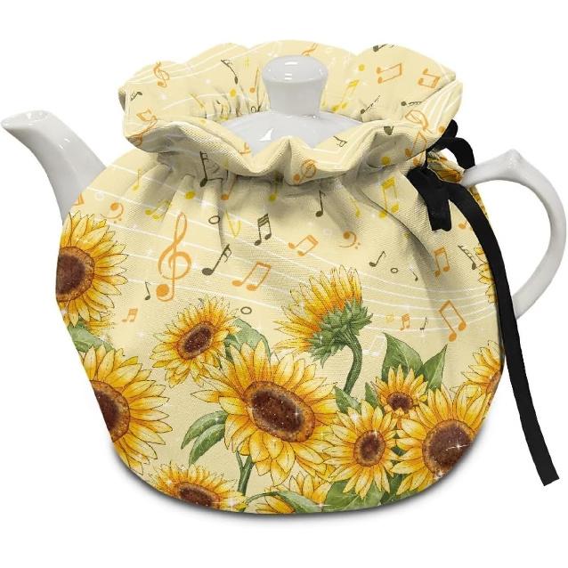 Xoenoiee Tea Pot Cosy Cotton Tea Cozy for Teapots Dust Cover ulated Kettle Cover Teapot Warmer for Home Kitchen Decorative Accessories Tea Time