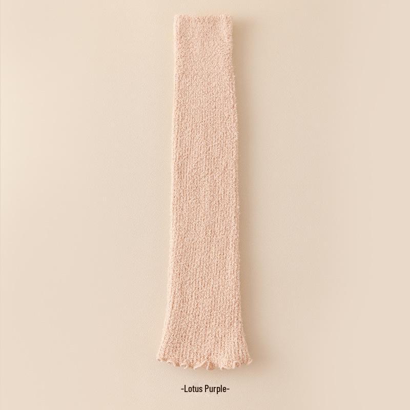 Women's Knee-Length and Over-the-Knee Plush Winter Socks, Thickened for Warmth