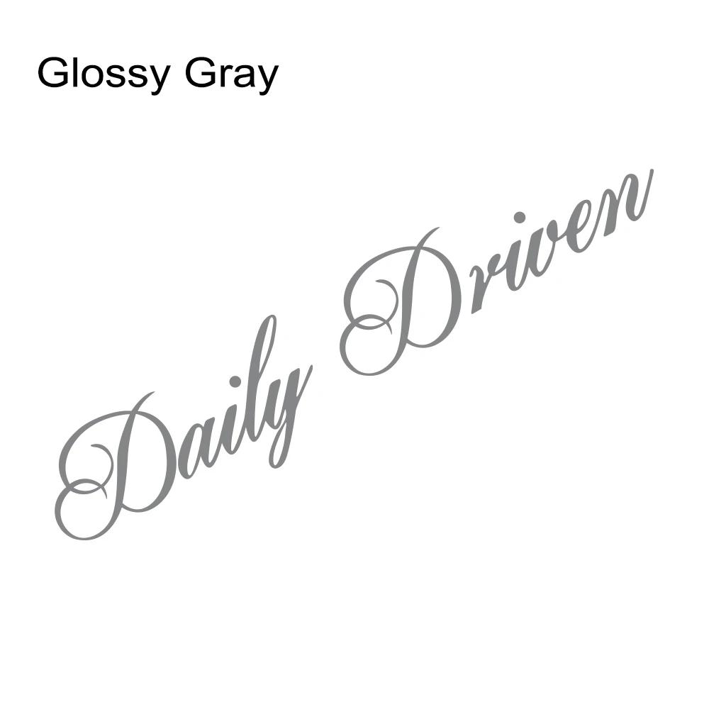Daily Driven Car Windshield Banner Graphics Sticker Racing Stripes Vinyl Decal Car Truck Body Window DIY Decoration Accessories