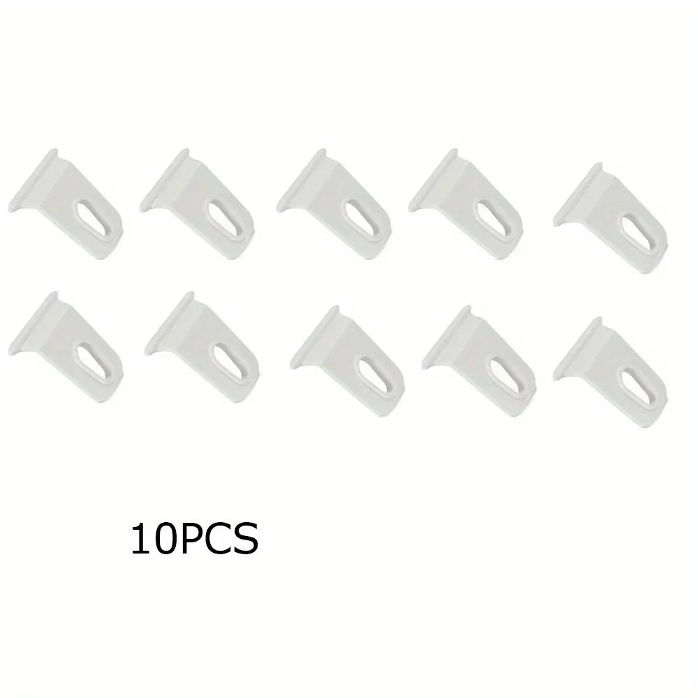 

10 шт. белые/черные универсальные крючки для одежды на тентах для автофургонов, держатели для вечеринок, крючки для тента на автофургонах, аксессуары