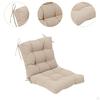 Chair Cushion Pad Lightweight Solid Color High Back Seat Rocking for Kitchen Indoor