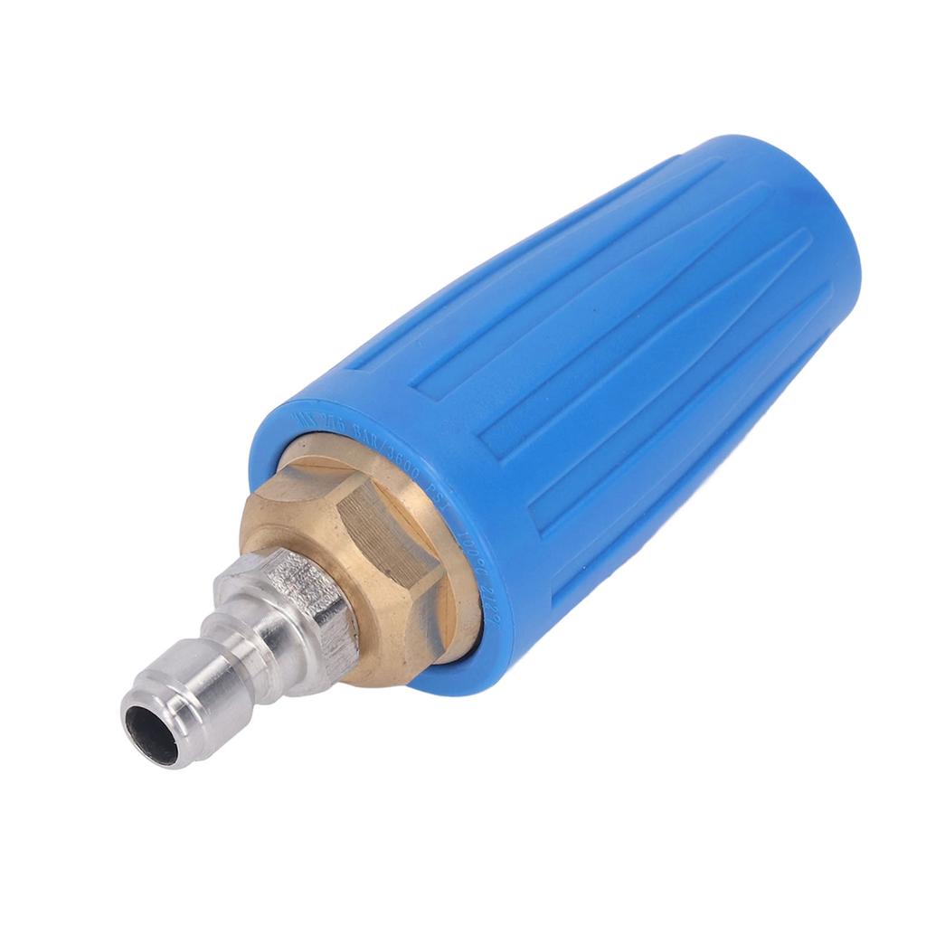 1 4in High Pressure Washer Turbo Nozzle 3600PSI 3.0 GPM Rotating Spray Tip Quick Connection Cleaning Tool
