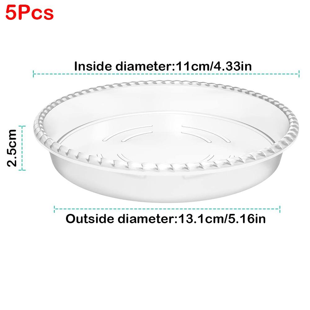 High Quality Plastic Plant Pot Tray Clear Durable Drip Trays Sturdy Flower Pot Indoor And Out Door Plant