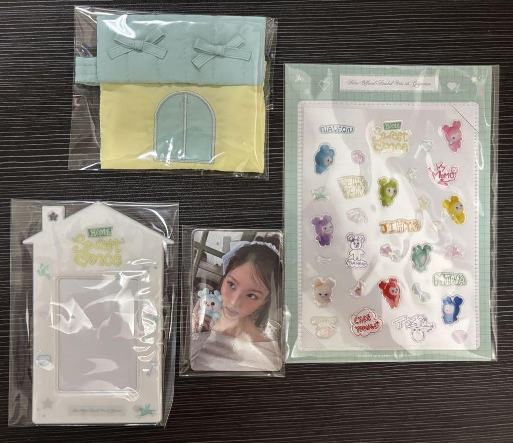 [USED] TWICE Korean FC 5th Generation FC Kit Set (All Except Membership Card)
