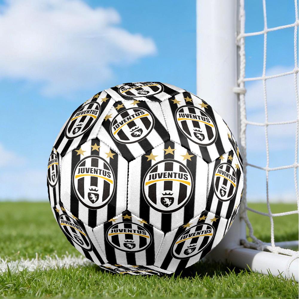 Juven-tus Football Club Printed Size 5 Soccer Balls, High-Quality, Anti-Slip, Protective Football, A Unique Gift , Birthdays, Christmas Gifts