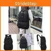 Solid Color Outdoor Large Capacity Zipper Backpack Hiking Travel Bag School Bag