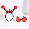 Bumble Bees Costume Kit for Kids Adult Bees Costume Antenna Headband Antenna Glasses for Halloween Cosplay Party Props