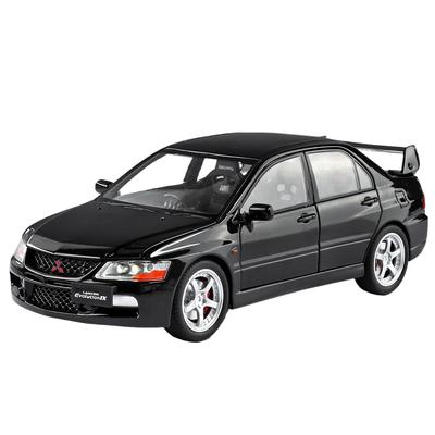 Modèle de Voiture de Sport en Alliage Mitsubishi Lancer Evolution 1/24 Modèle de Voitures de Course en Métal Moulé sous Pression Jouets pour Enfants Cadeau