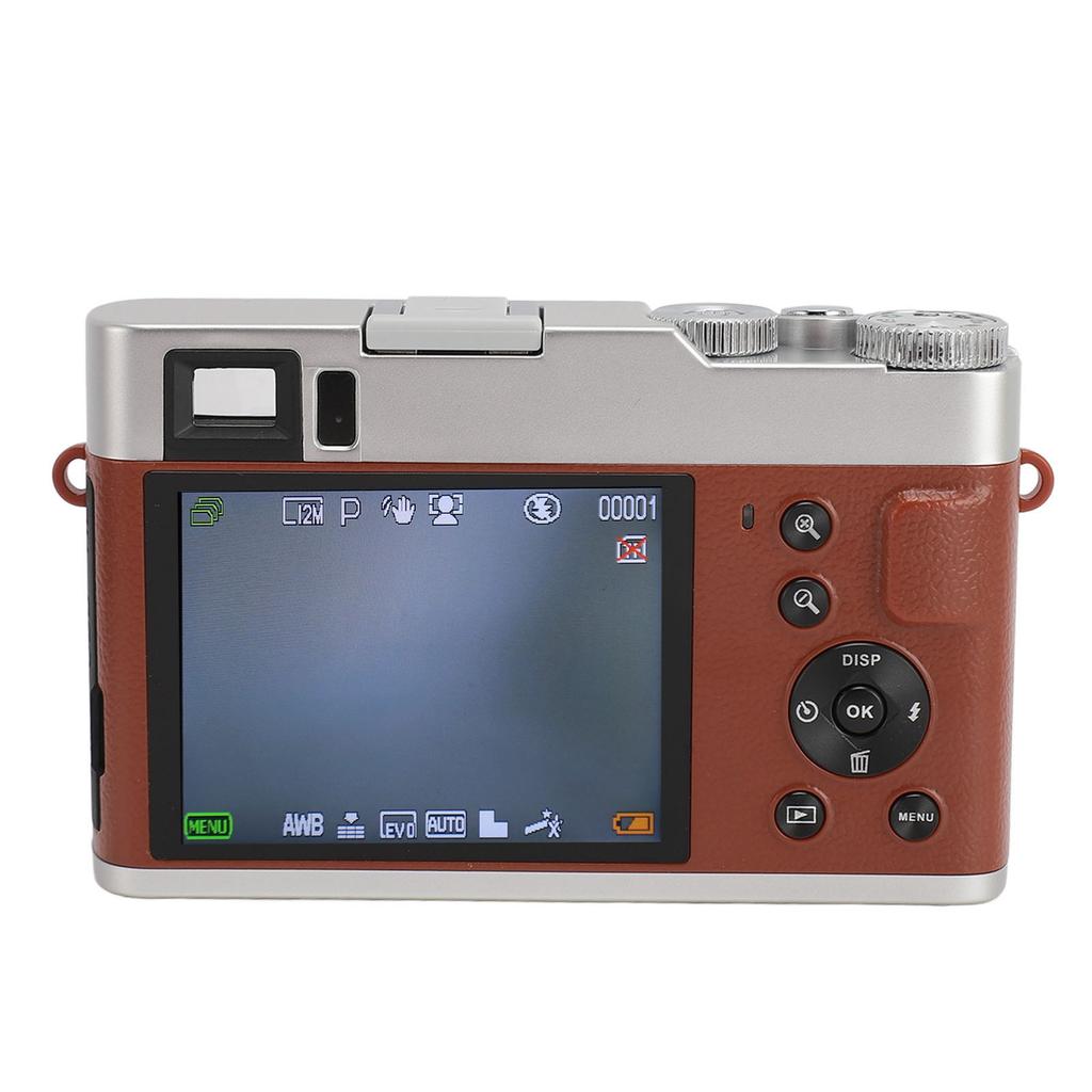 4K Digital Camera 48MP 3.5in IPS Screen AF Autofocus 16X Zoom HD Images Retro Portable Vlogging