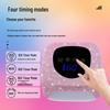 80W Portable Rechargeable UV LED Nail Lamp with Smart Sensor for Quick Drying