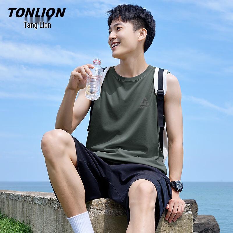 

Мужская хлопковая майка без рукавов TonLion 5XL