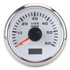 Tachometer Gauge, 52mm 2inch Car 6000RPM Automotive Tachometer with Hour Meter, 7 Color Backlight RPM Meter Kit for Truck Tractor Car RV Boat (White