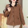Hodo Women's Stylish Jacquard Lapel Jacket