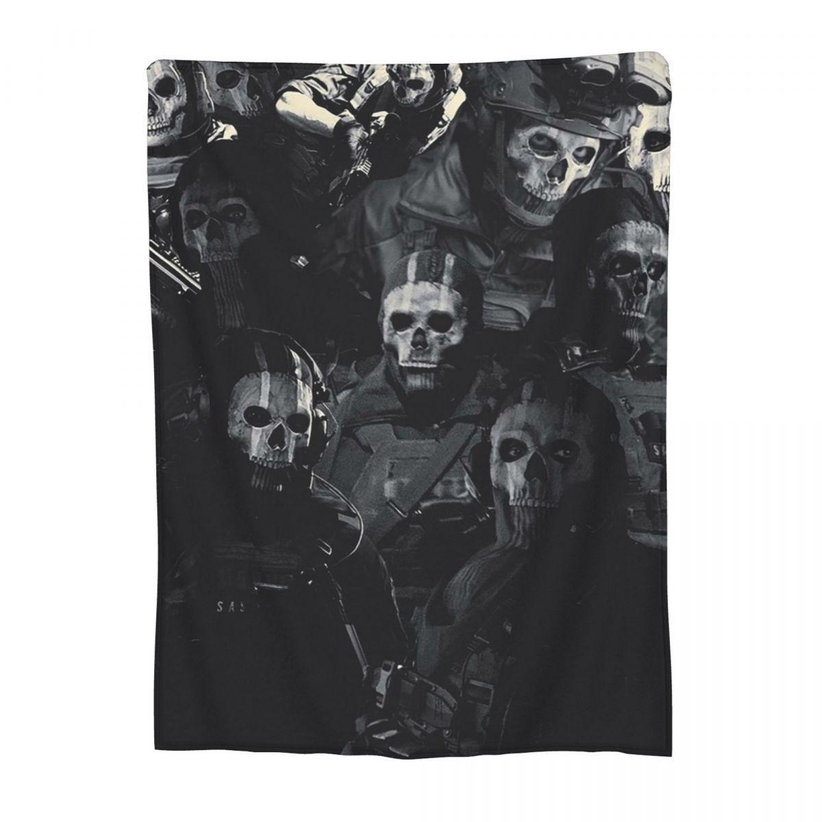 Саймон Призрак Райли Пледы Фланелевые Легкие Пледы-Покрывала для Дивана Постельного Белья На Улицу Покрывала Одеяло 30x40in