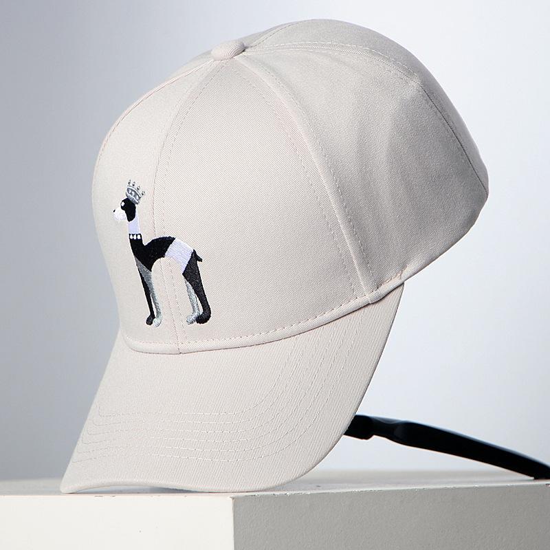 

Spring 2025 New Niche Designer Puppy Embroidered Baseball Cap Four Seasons Casual Hardtop Sunshade Adjustable head circumference suitable for 55-60cm