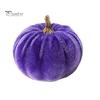 Retro Autumn Home Decorations Velvet Pumpkin Hanging Decor, Fall Harvest Ornaments with Decorative Pumpkins Hemp Rope Jute Rope, Thanksgiving