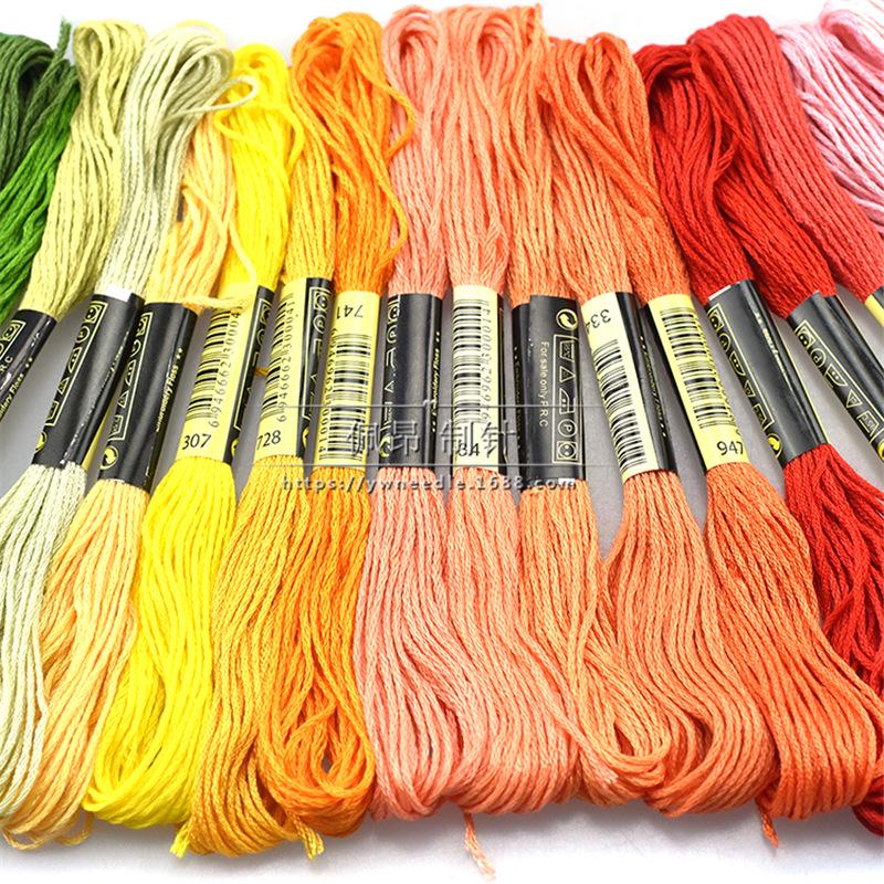 150-Color Cross Stitch Embroidery Thread Set for DIY Projects