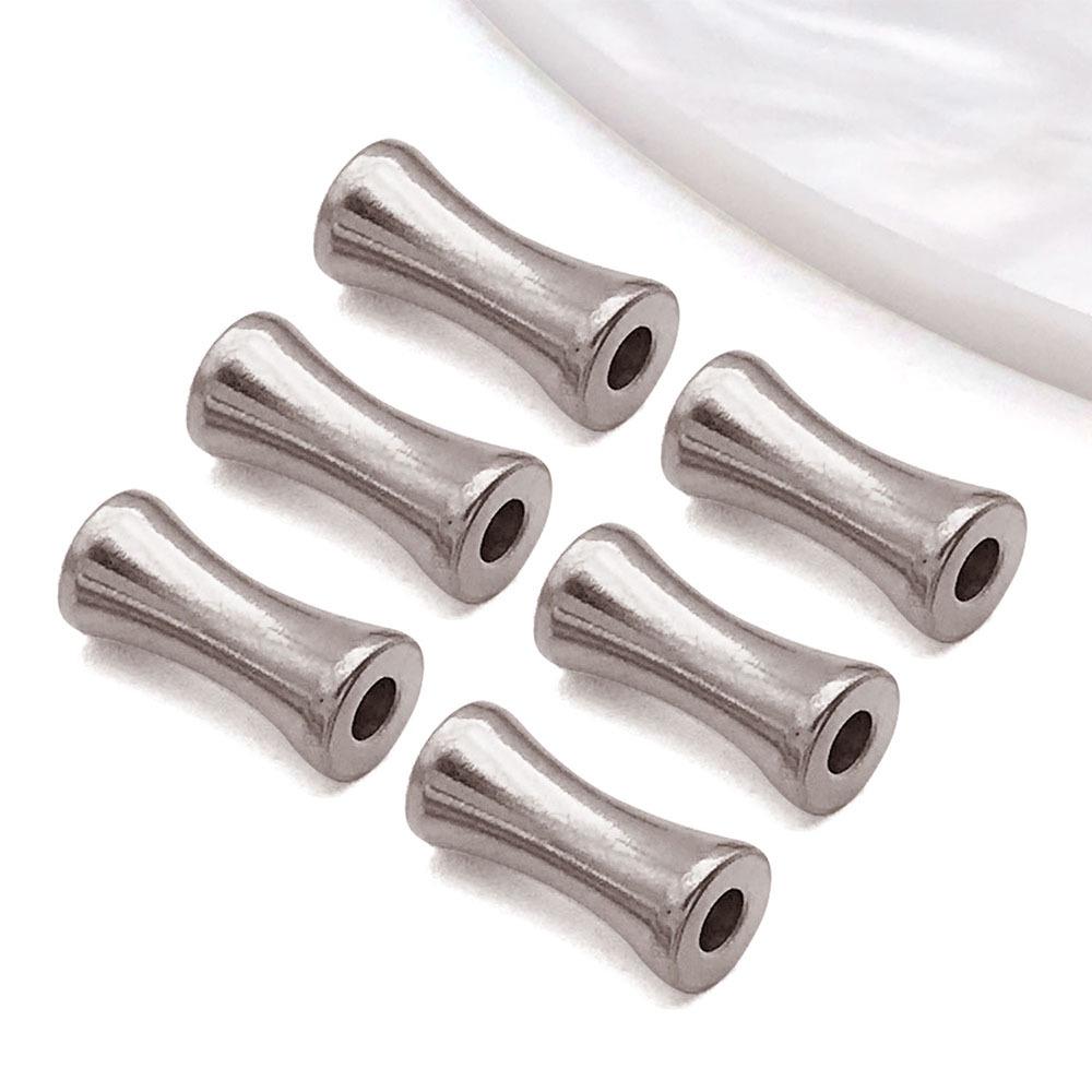 Stainless Steel Bamboo Joint Bead Spacer for DIY Jewelry
