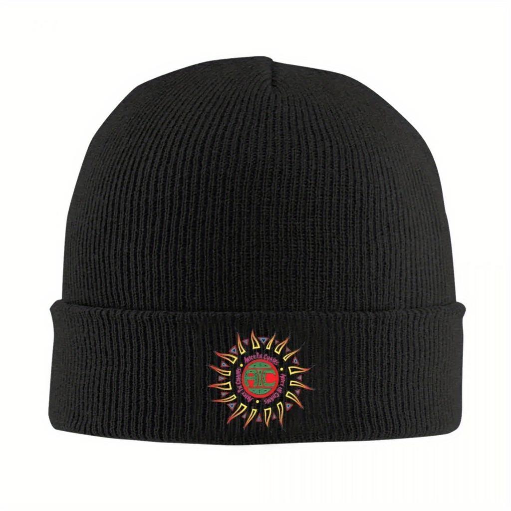 Alice In Chains Knitted Hat Beanie Autumn Winter Hats Warm Fashion Sun In Chains Caps for Men Women