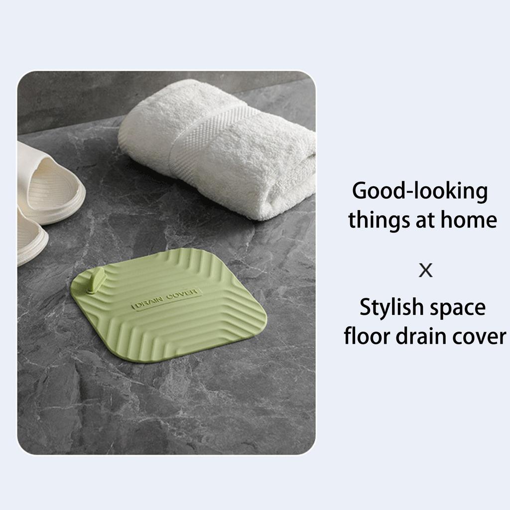 (Gray) Anti Clogging Silicone Drain Cover