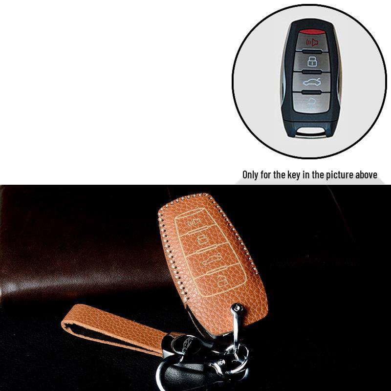 Key Case for Great Wall: Haval H6, H9, Chitu, F7, H2S, M6, F5, H4, Big Dog, F7X, Fengjun, Ora with Snap Button