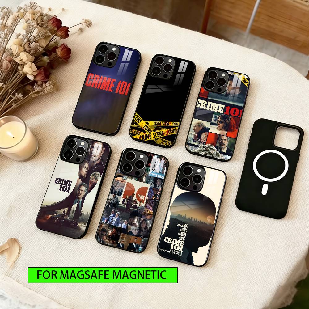 The movie Crime 101 Phone Case For iPhone17,16,15,14,13,12,11 Plus,Pro Magnetic For Magsafe Wireless Charging