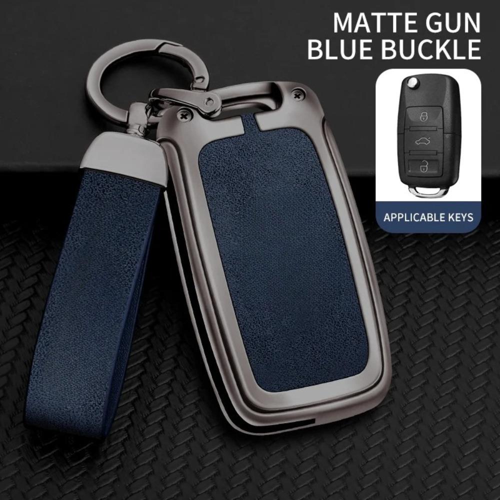 Car TPU Zinc Alloy Key Case Bag Car KeyChain Metal Key Shell for Volkswagen VW Polo Tiguan Golf 4 5 Jetta Beetle Scirocco Passat