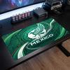 Mexico footbal Crest Mouse Pad, Extended Non Slip Rubber Desk Mat for Gaming Office Laptop Fan Gift