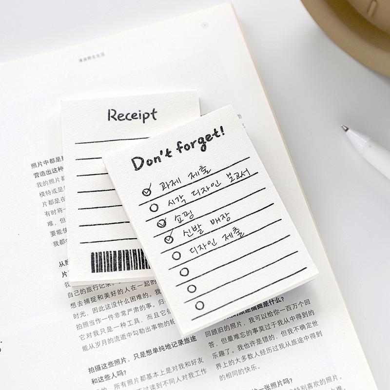 50Sheets Journamm Simplicity Cute Styles Memo Pad Scrapbooking Decoration Office Supplies Creative Stationery Planner Sticky Notes