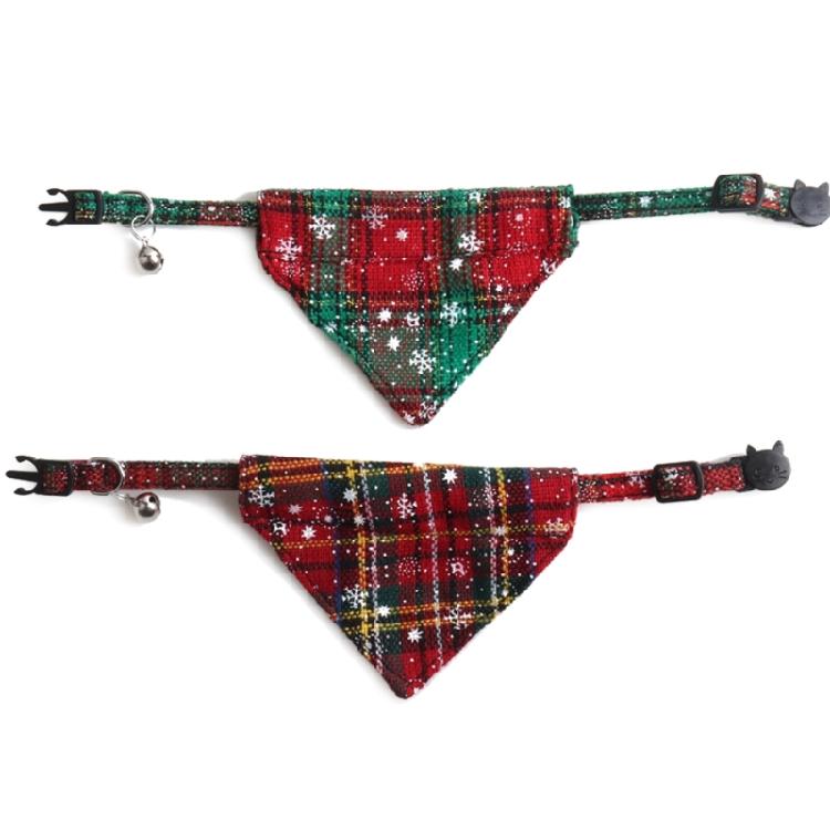 Cat Collars Puppy Suit Collar Snowflake Bow Christmas Holiday Collar Photo Props