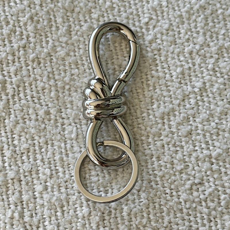 

Keychain Unisex Couple Key Ring Knot Buckle Butterfly Buckle 8-Shaped Buckle Original Design Keychain Pendant Accessories