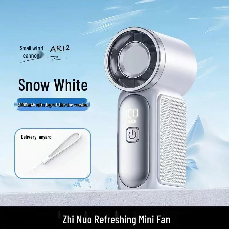 Southeast Asia Bestseller x688 Mini Turbo Handheld Fan - High-Speed, USB Charging, Long Battery Life
