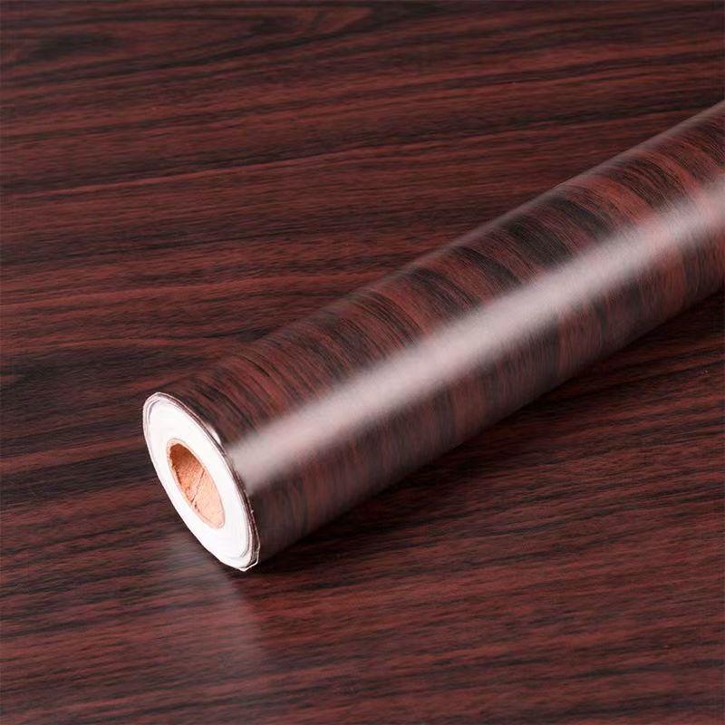 Thick Wood Grain Self-Adhesive Waterproof Wallpaper for Doors & Furniture Renovation