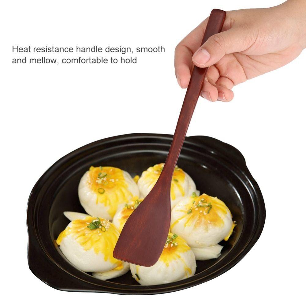 Wok Accessories No Stick Wooden Spatula High Heat Sturdy Frying Spatula Premium Versatile Fried Shovel Cooking