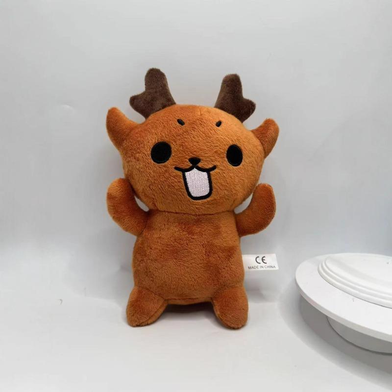 

99 Nights in the Forest The Deer Plush Toy Cute Game Character Stuffed Animal Kawaii Soft Plushie Pillow Gift for Kids Fans Brown Deer Doll Home Decor 21cm коричневый
