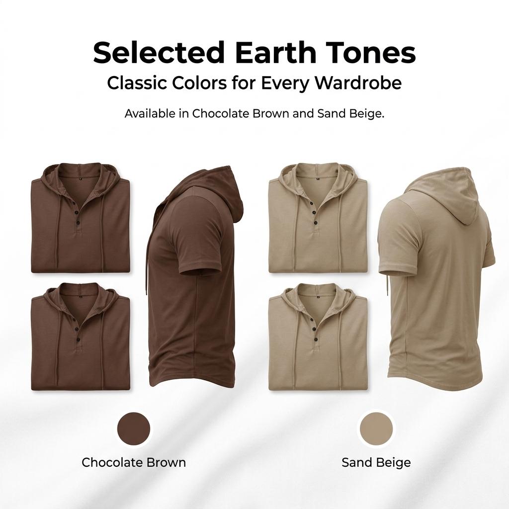 Men'S Sportswear Fitness Short-Sleeve T-Shirt Hoodie Top