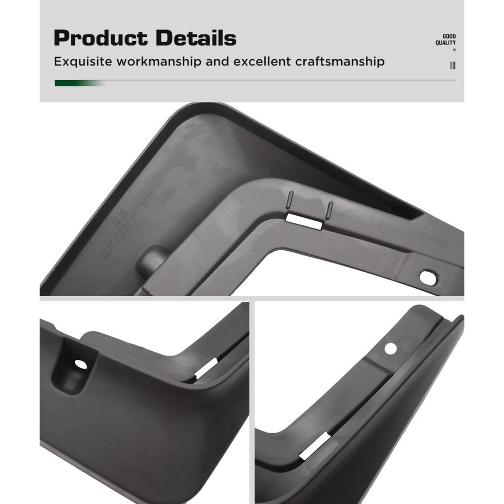 4PCS Car Mud Flaps Splash Guards Mudguards Car Mud Flaps Compatible with Chery Tiggo 7 Pro 2020 2021