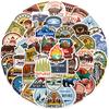 48 Cartoon Outdoor Camping Graffiti Stickers Decorate Suitcase Pen Guitar Notebook Waterproof Explosive