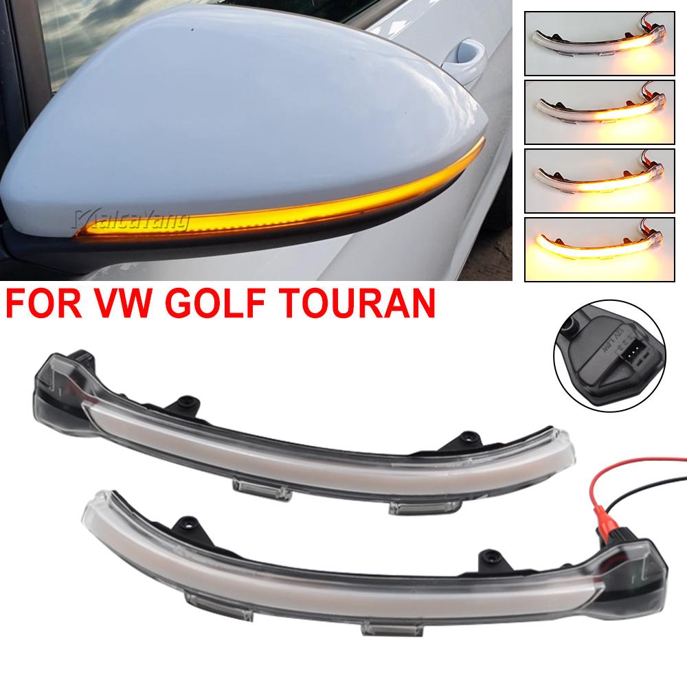 

Для Volkswagen Golf MK7 7 GTI R GTD Динамический повторитель поворота Светодиодный указатель поворота Rline Touran Зеркальный фонарь