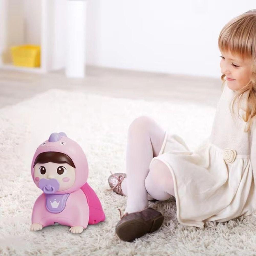 Cartoon Animal Crawling Practice Toys Early Education Crawling Kids Doll Toys Baby/Toddlers