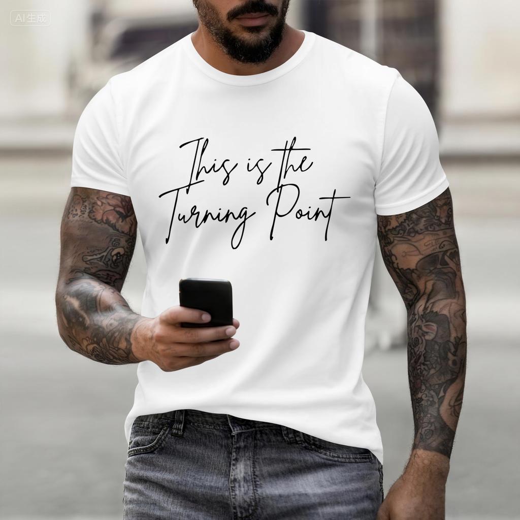 Fashion Round Neck Raglan Short Sleeve Workwear Printed Tops Ladies Summer Tops